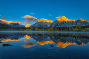3-piece-acrylic-print-a-perfect-morning-in-canadian-rockies