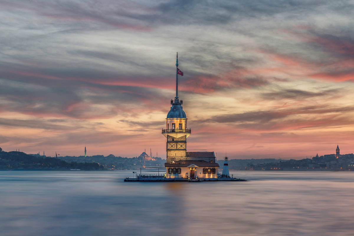 modern-3-piece-aluminium-print-maiden-tower