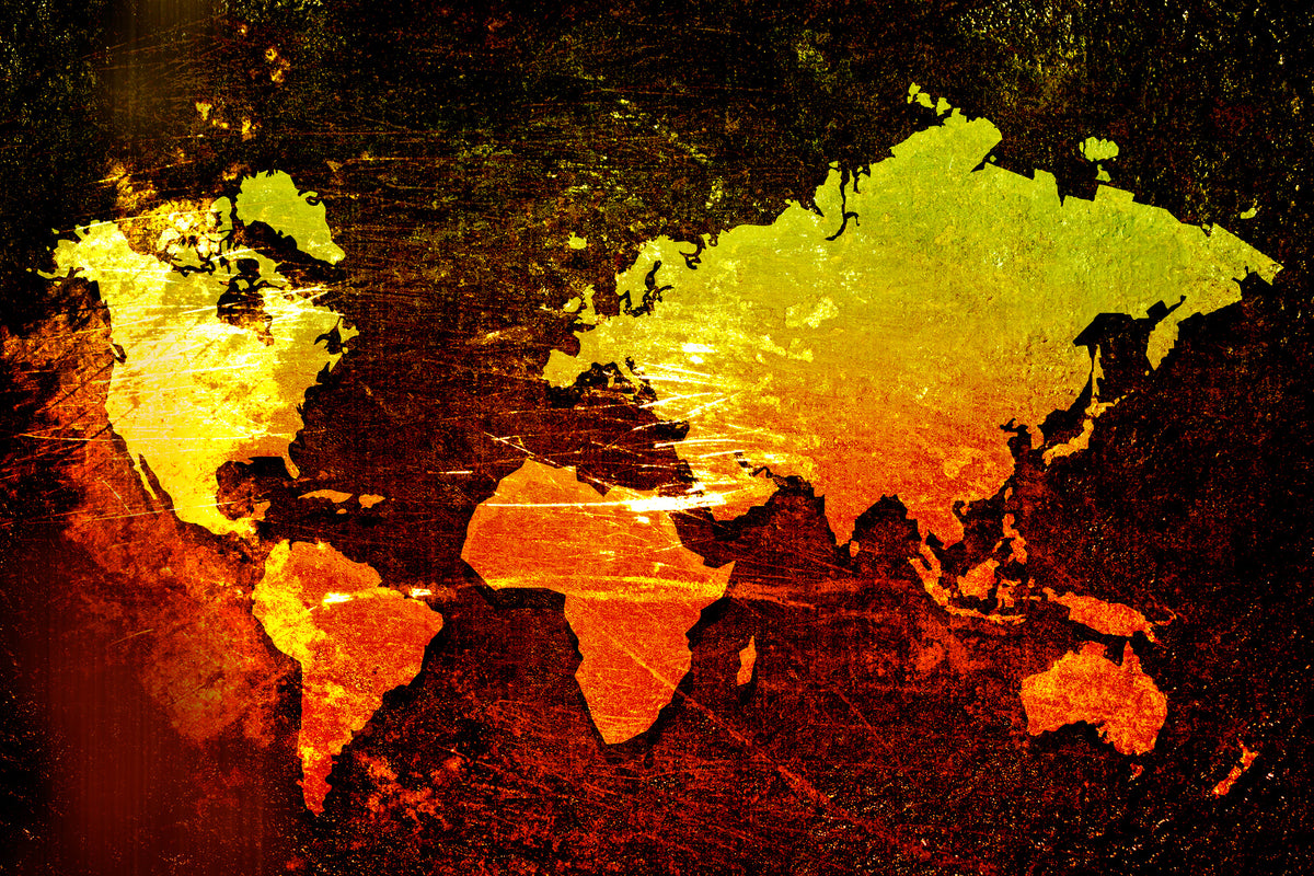 acrylic-print-retro-world-map