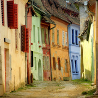 4-piece-aluminium-print-colorful-street