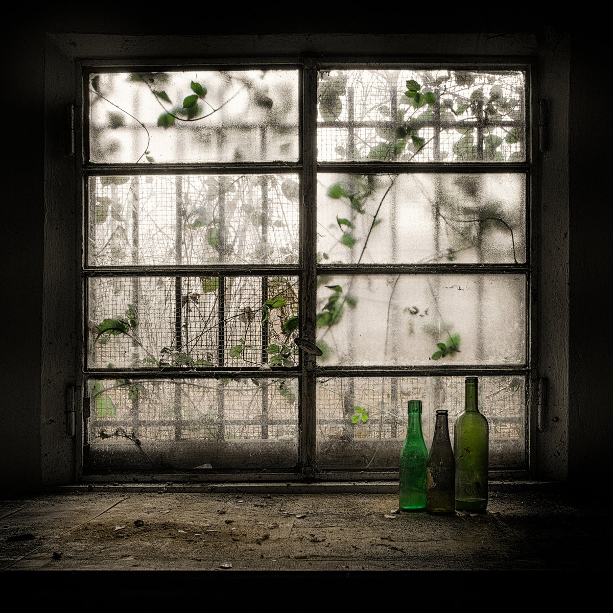 4-piece-acrylic-print-still-life-with-glass-bottle