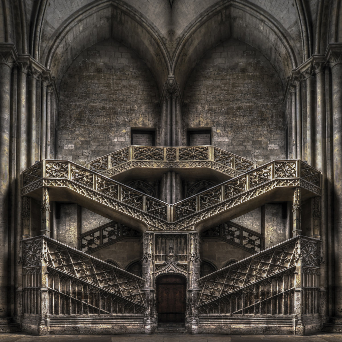 4-piece-canvas-print-tribute-to-escher
