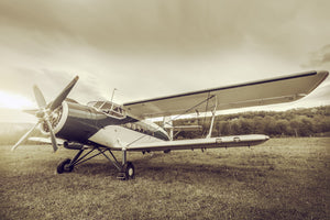 3-piece-canvas-print-nostalgic-aircraft-in-retro-style