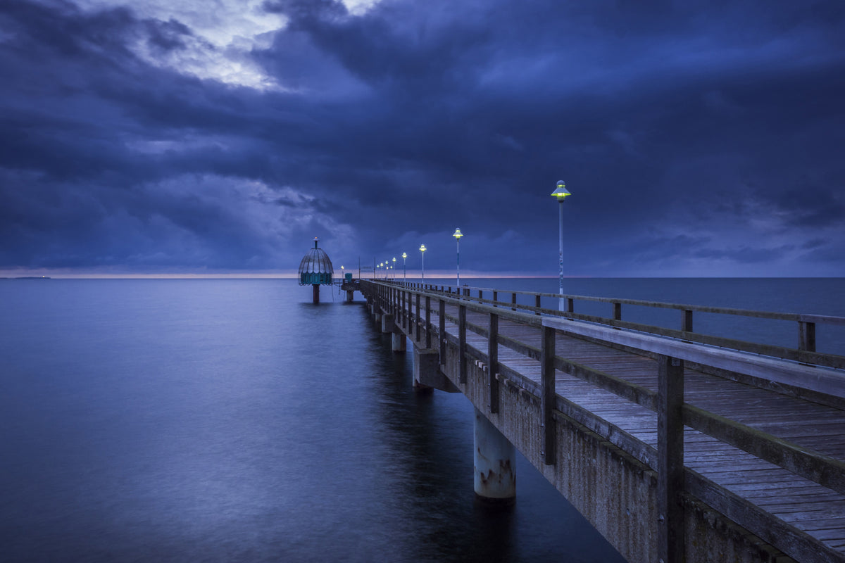 acrylic-print-pier-at-night