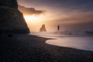 aluminium-print-reynisfjara-sunrise