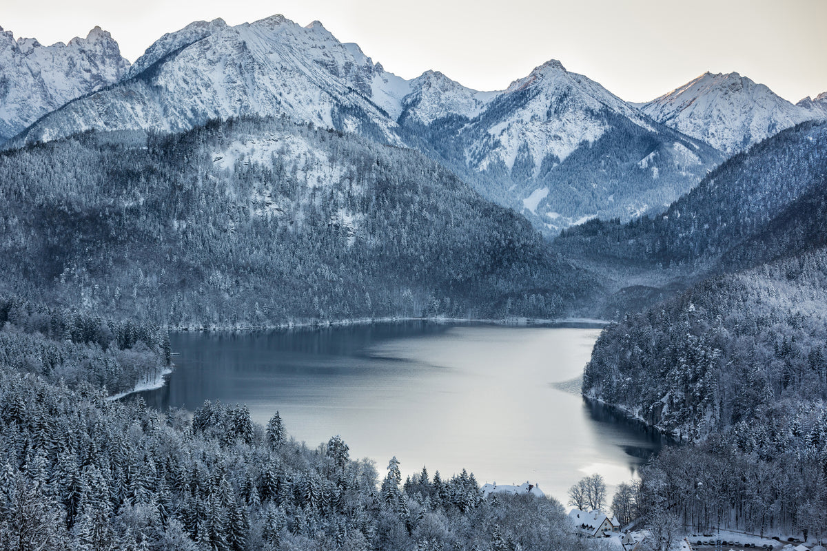 3-piece-canvas-print-photo-wallaper-mountains-in-monochrome