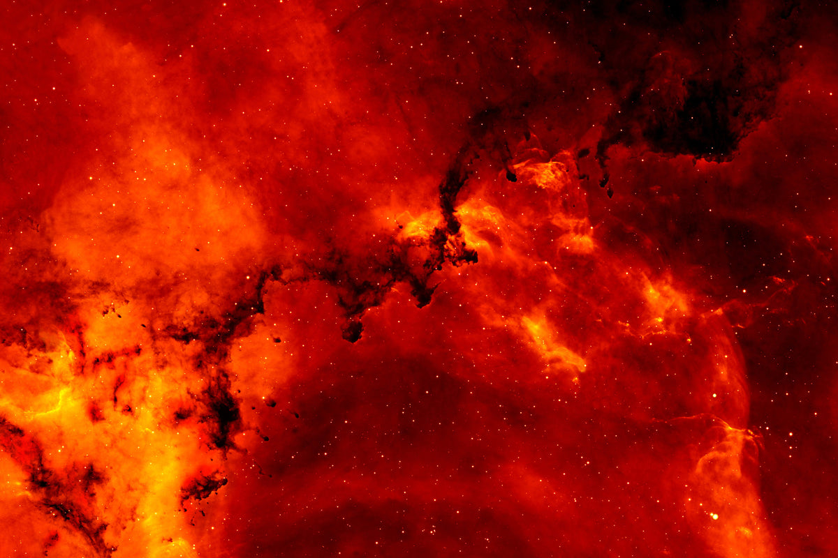 aluminium-print-red-starry-sky