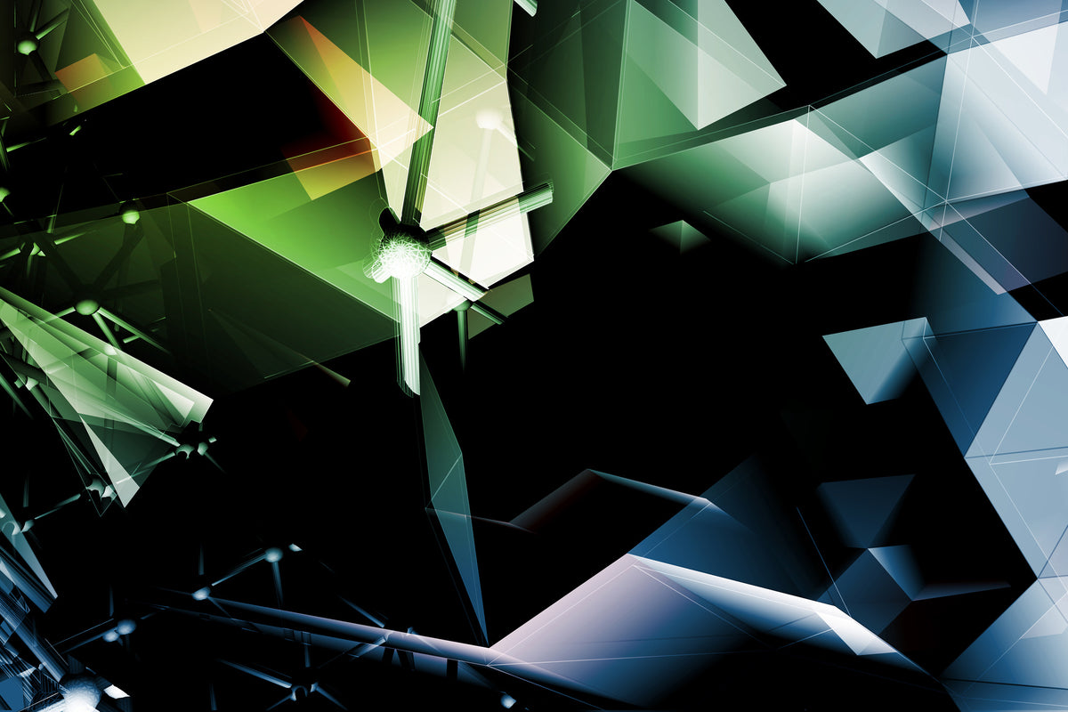modern-3-piece-aluminium-print-3d-polygon