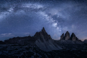 3-piece-acrylic-print-stars-in-the-dolomites