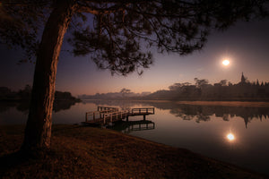 3-piece-canvas-print-a-lake-at-the-forest