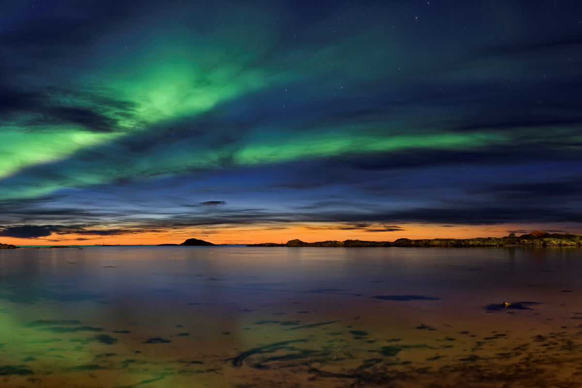 aluminium-print-sunset-at-andenes