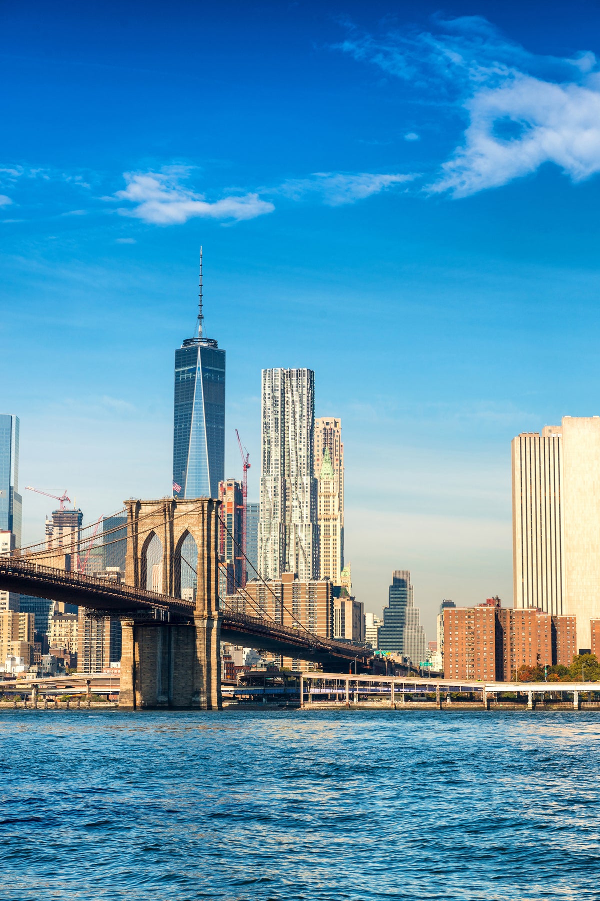 aluminium-print-new-york-skyline-and-brooklyn-bridge
