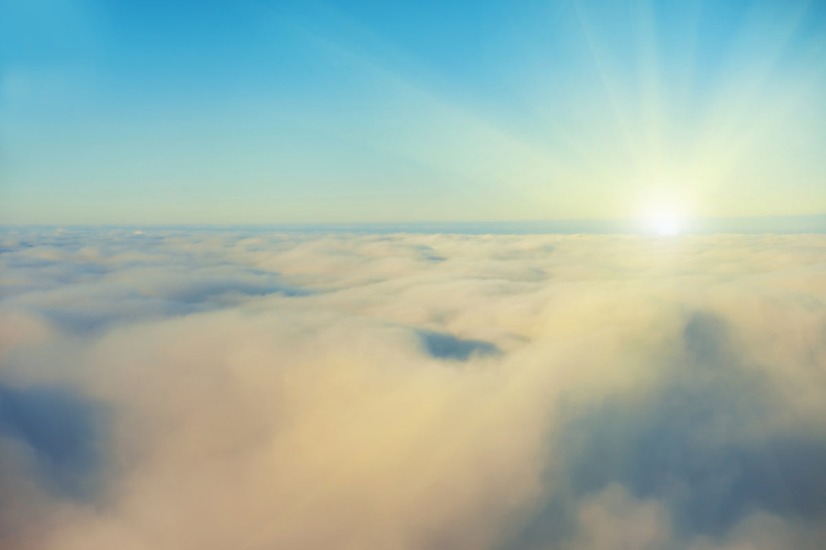 acrylic-print-photo-wallaper-dawn-above-the-clouds