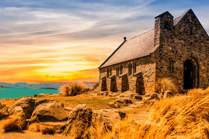 3-piece-aluminium-print-the-little-church