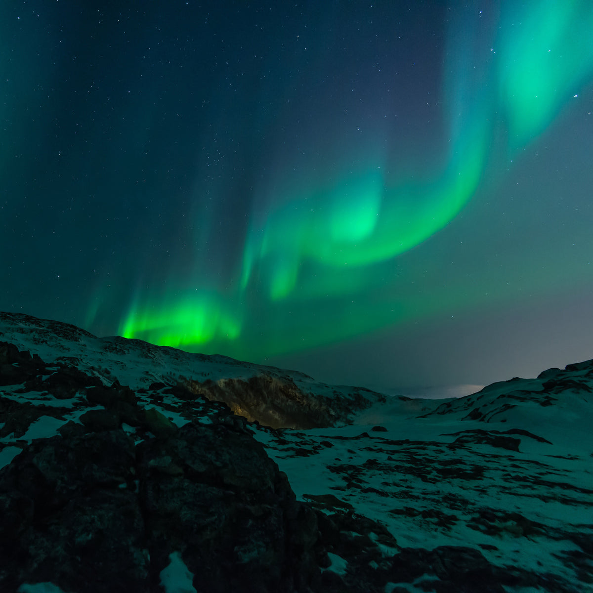 9-piece-canvas-print-fascination-northern-lights