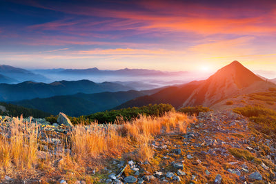 poster-print-sunset-in-the-alps