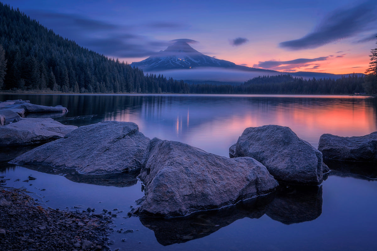 acrylic-print-twilight-at-trillium-lake-x
