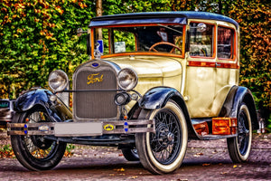 3-piece-aluminium-print-well-kept-classic-car