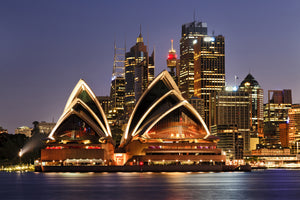 framedposter-print-skyline-with-the-boat-in-front-of-sydney
