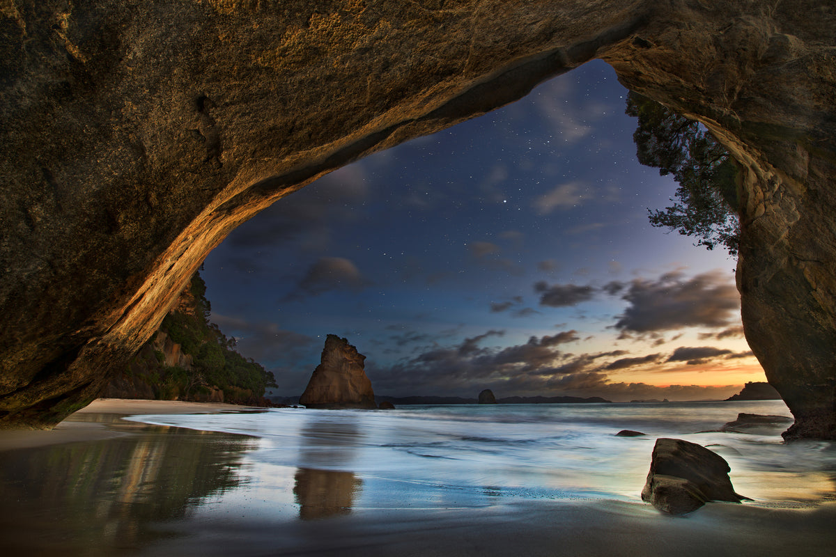 3-piece-aluminium-print-cathedral-cove