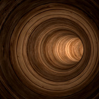 9-piece-aluminium-print-abstract-tunnel