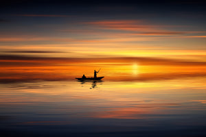 poster-print-boat-in-the-golden-light