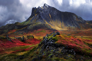 3-piece-aluminium-print-the-lady-of-snaefellsnes