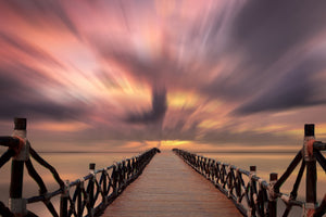 modern-3-piece-aluminium-print-bridge-in-the-fire-of-heaven