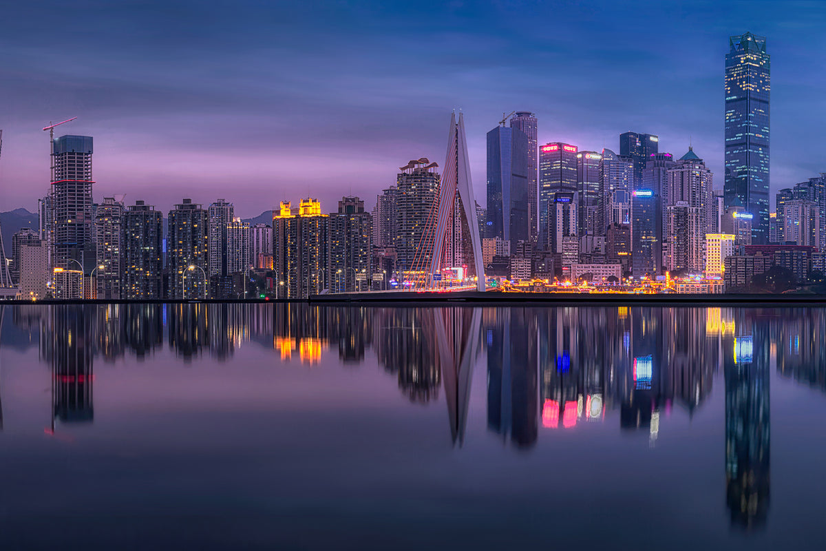 framedposter-print-chongqing-reflection-x