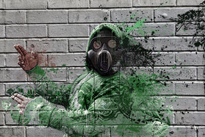 poster-print-graffiti-gas-mask